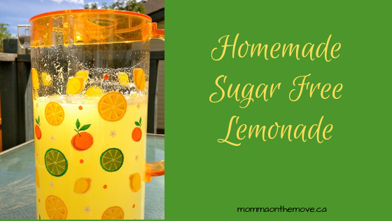 homemade sugar free lemonade