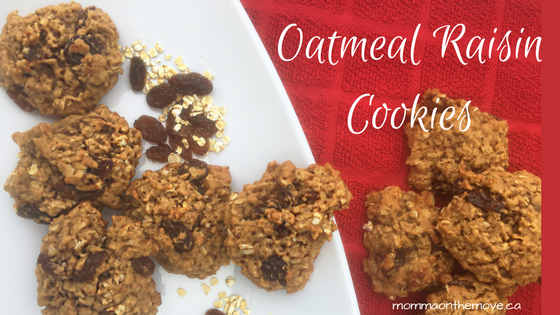 healthy oatmeal raisin cookies