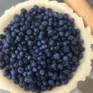 sugar free blueberry pie